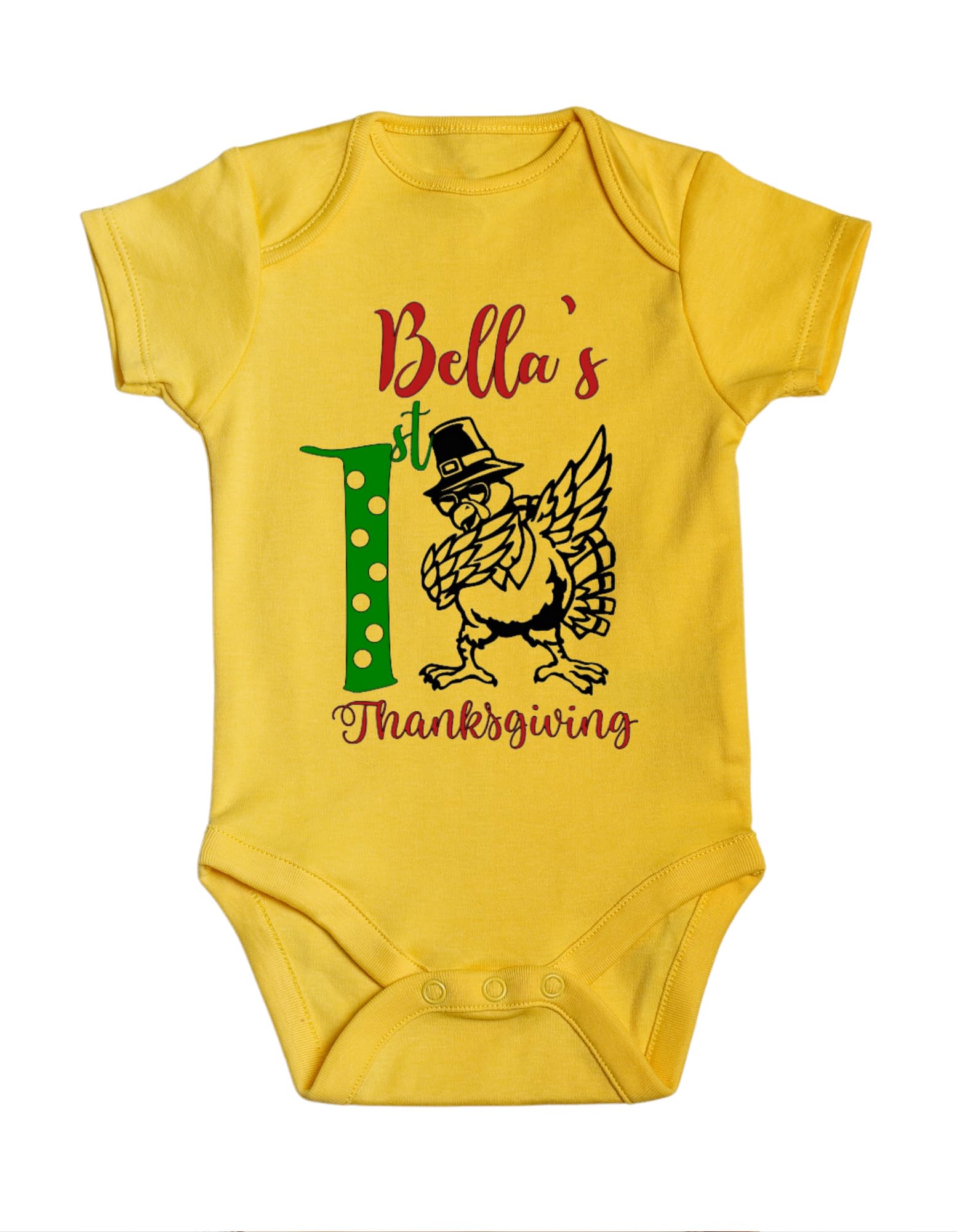 Gobble, Wobble, Celebrate! Personalized First Thanksgiving Dancing Turkey Onesie for Your Little Gobbler!
