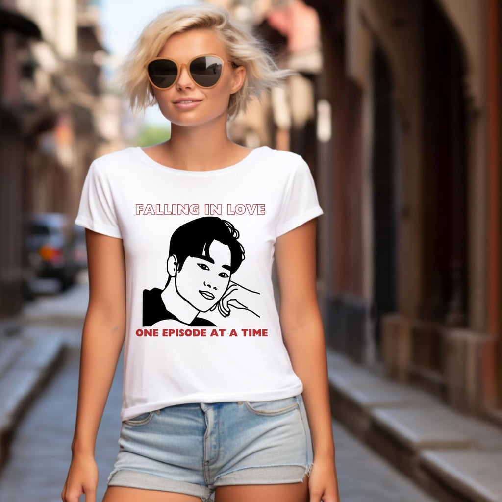 Lil Dreamers:Falling in Love One Episode at a Time Unisex Cotton T-Shirt – K-Drama Fan Shirt Featuring Famous Hero, Korean drama lover