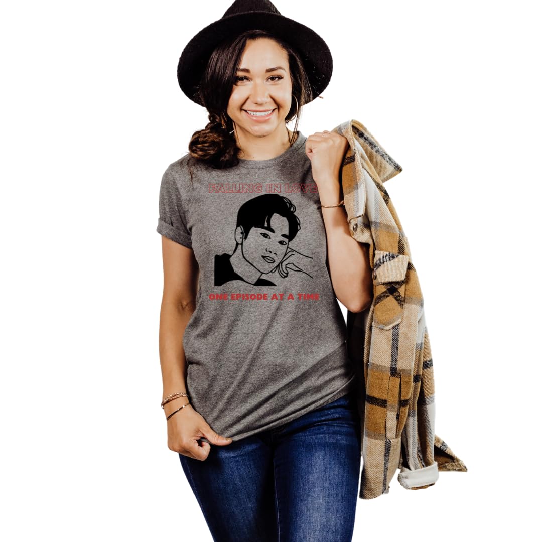 Lil Dreamers:Falling in Love One Episode at a Time Unisex Cotton T-Shirt – K-Drama Fan Shirt Featuring Famous Hero, Korean drama lover
