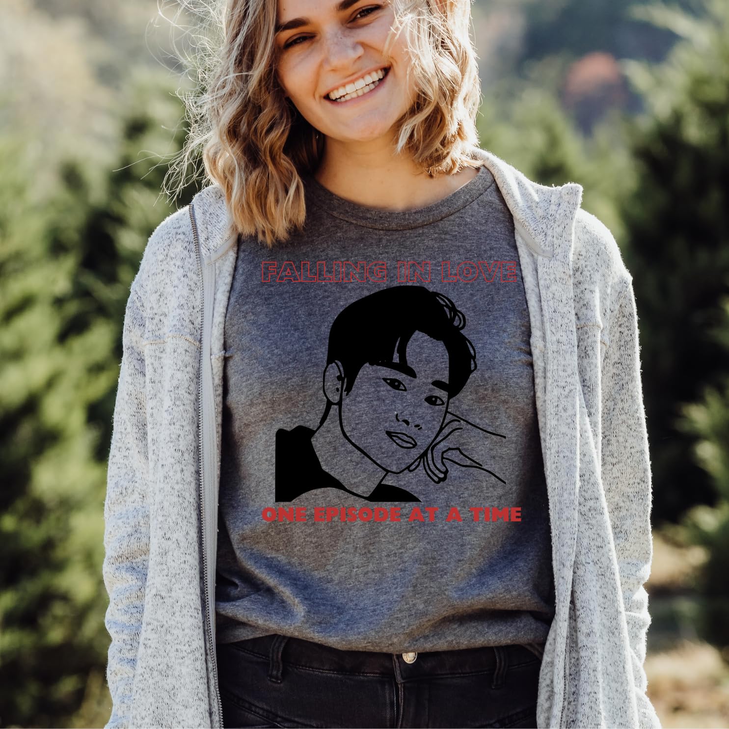 Lil Dreamers:Falling in Love One Episode at a Time Unisex Cotton T-Shirt – K-Drama Fan Shirt Featuring Famous Hero, Korean drama lover