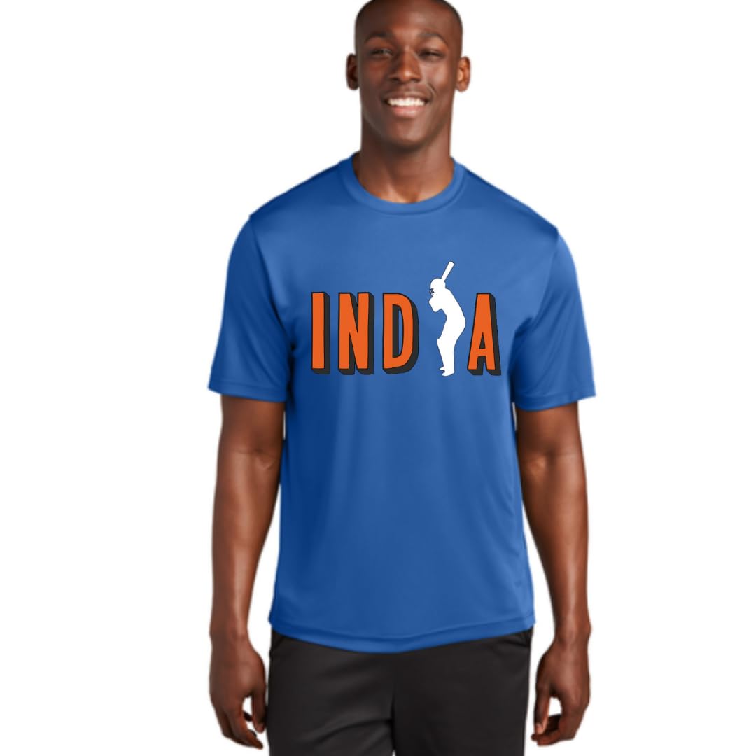 India Cricket Team Customizable Jersey - Add Your Name & Number, Cricket Jersey, Personalize Cricket Shirt