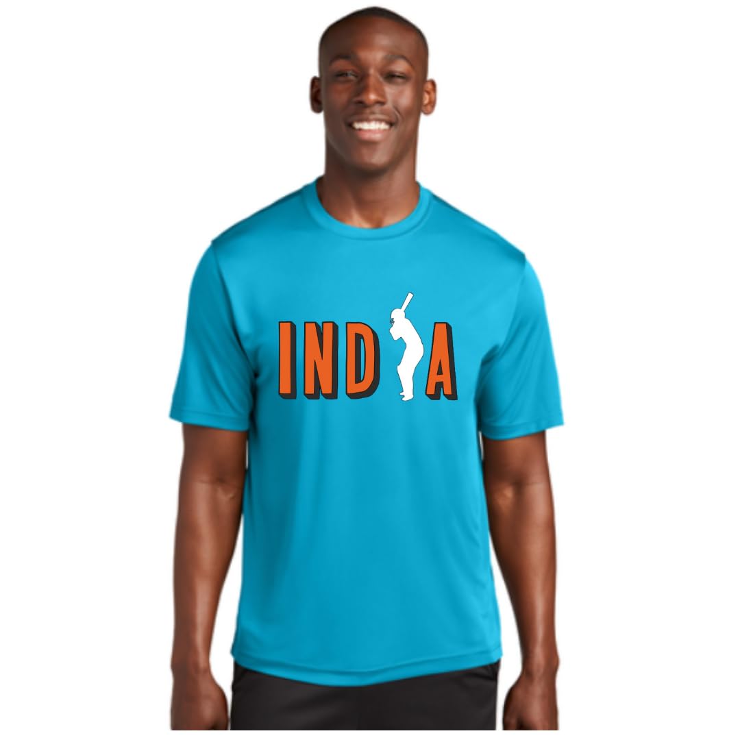 India Cricket Team Customizable Jersey - Add Your Name & Number, Cricket Jersey, Personalize Cricket Shirt