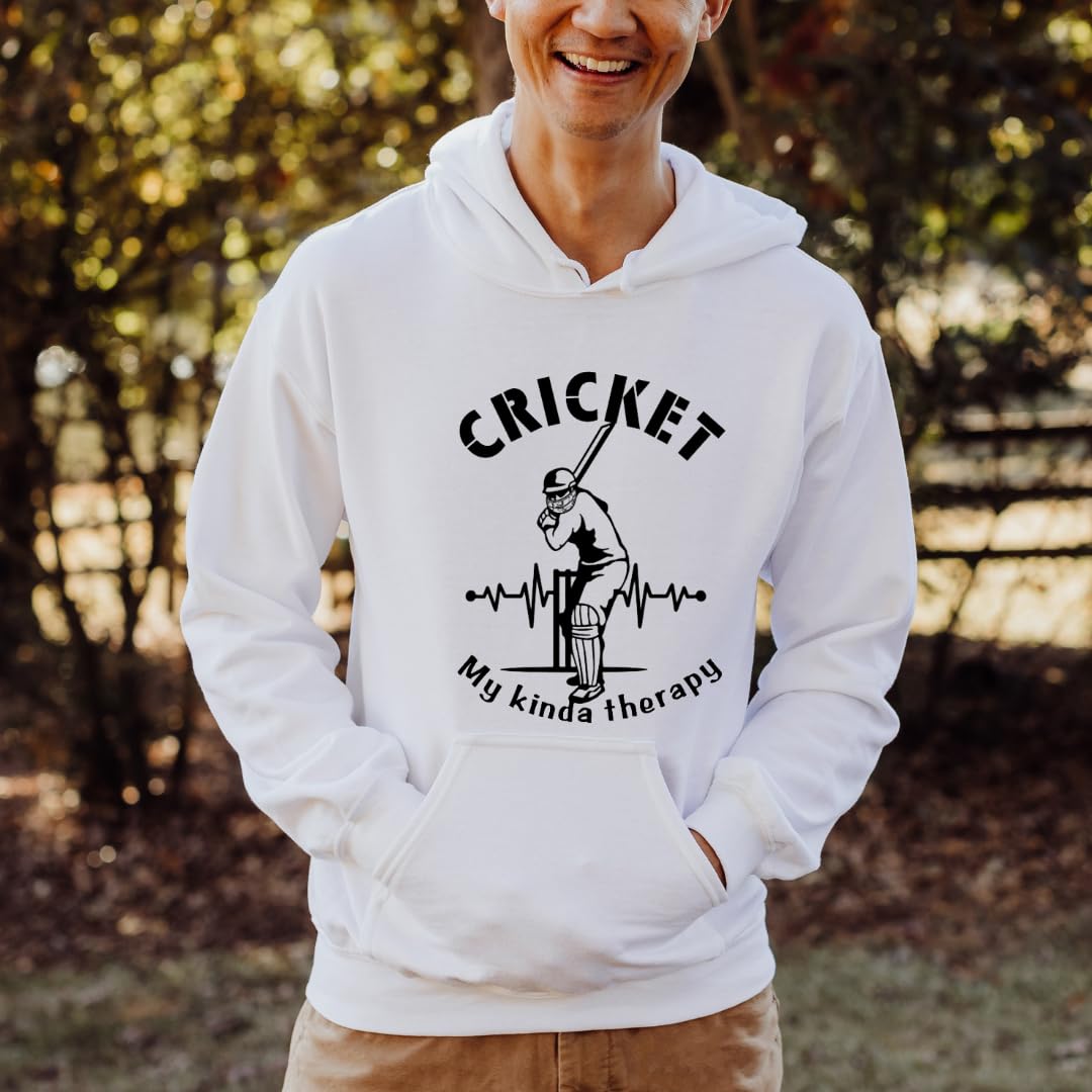 Lil Dreamers Cricket Hoodie Cricket Serenity: My Kinda Therapy Hoodie - Cricket Love Hoodie