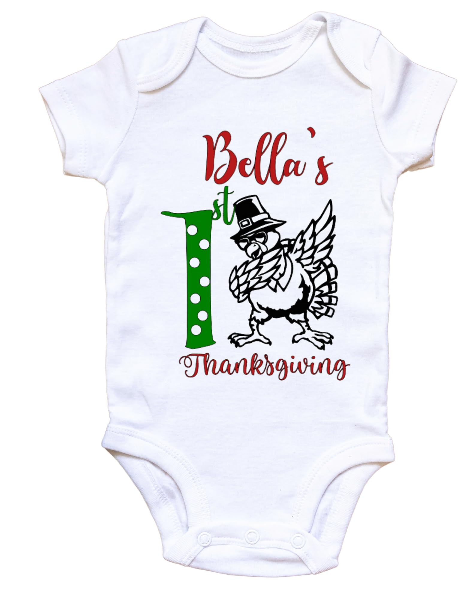Gobble, Wobble, Celebrate! Personalized First Thanksgiving Dancing Turkey Onesie for Your Little Gobbler!