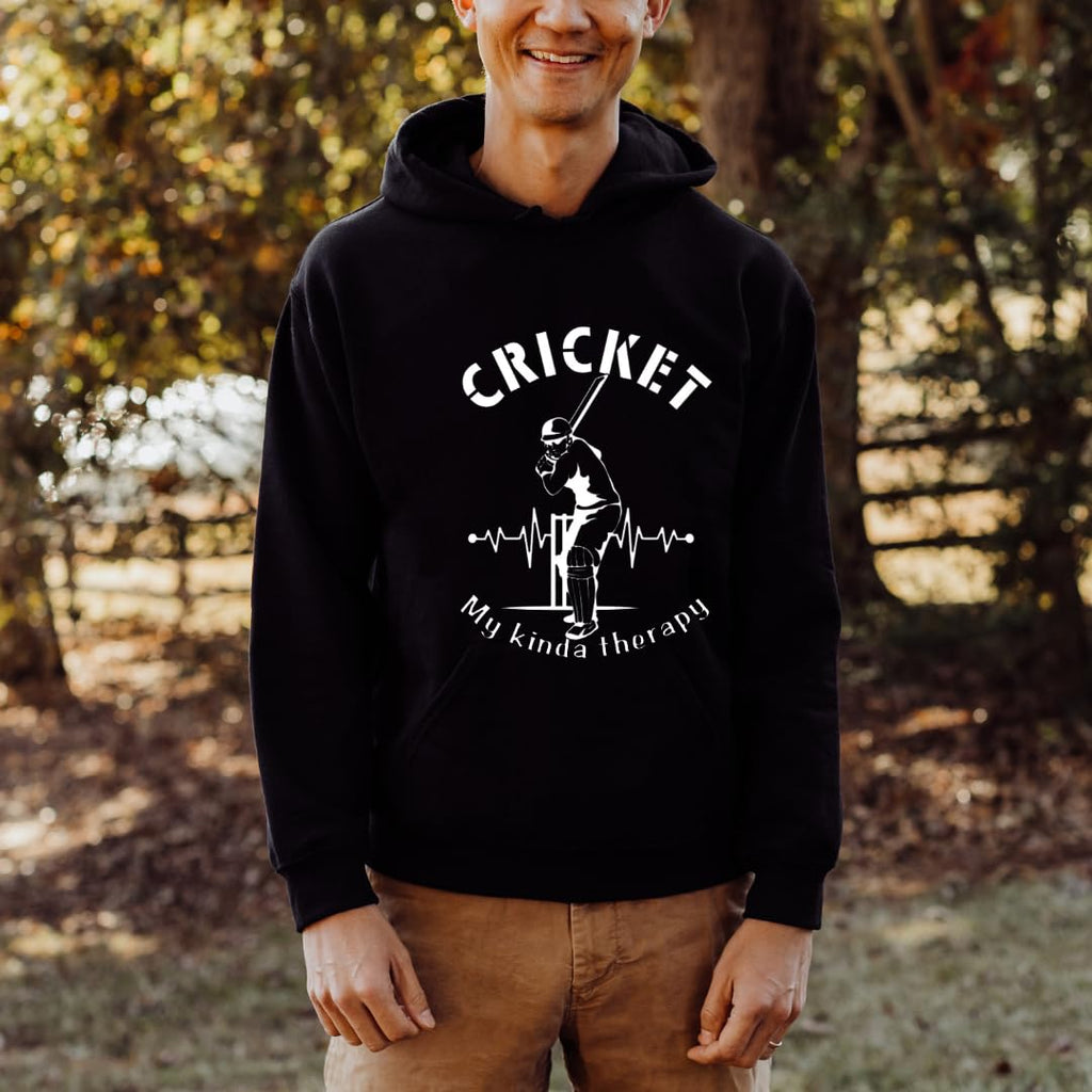 Lil Dreamers Cricket Hoodie Cricket Serenity: My Kinda Therapy Hoodie - Cricket Love Hoodie