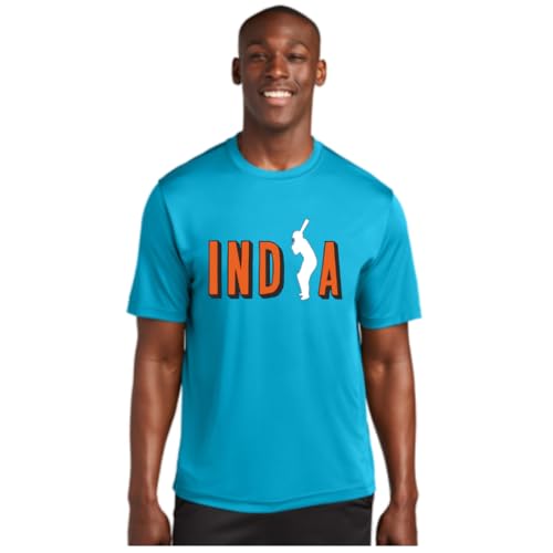 India Cricket Team Customizable Jersey - Add Your Name & Number, Cricket Jersey, Personalize Cricket Shirt