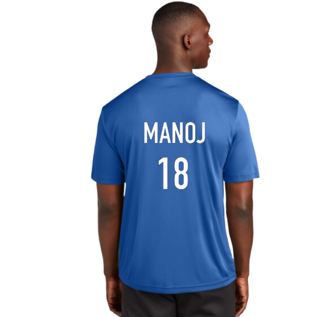 India Cricket Team Customizable Jersey - Add Your Name & Number, Cricket Jersey, Personalize Cricket Shirt