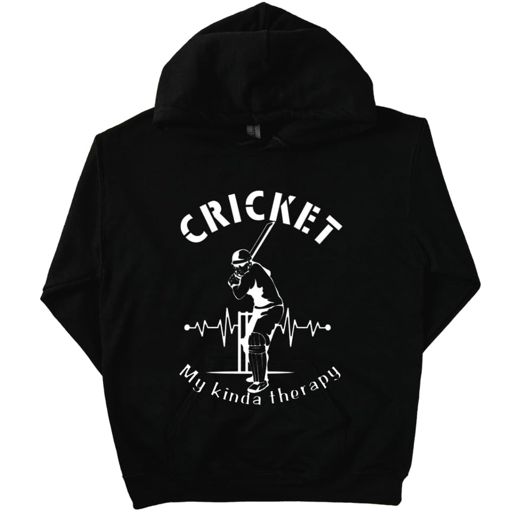 Lil Dreamers Cricket Hoodie Cricket Serenity: My Kinda Therapy Hoodie - Cricket Love Hoodie