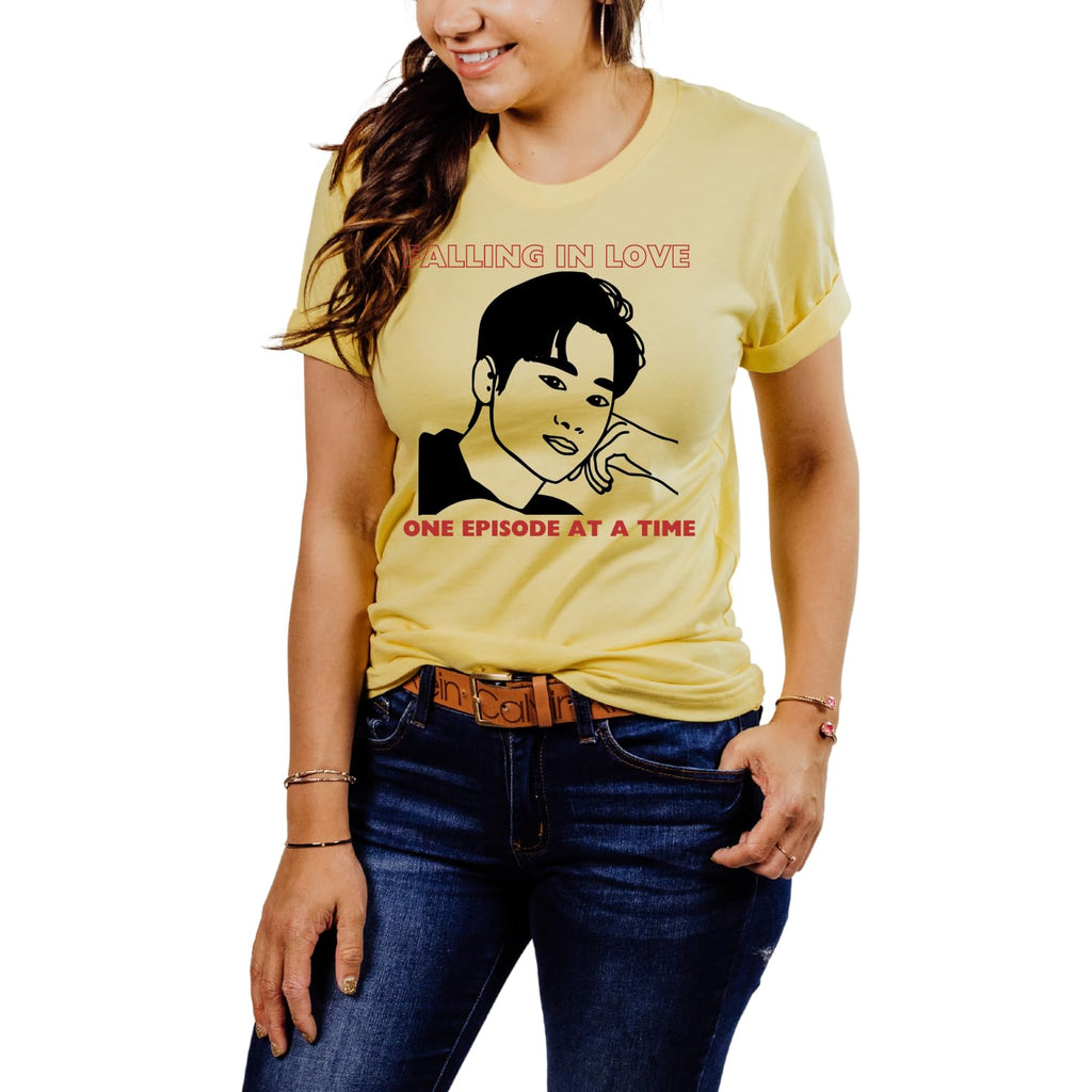 Lil Dreamers:Falling in Love One Episode at a Time Unisex Cotton T-Shirt – K-Drama Fan Shirt Featuring Famous Hero, Korean drama lover