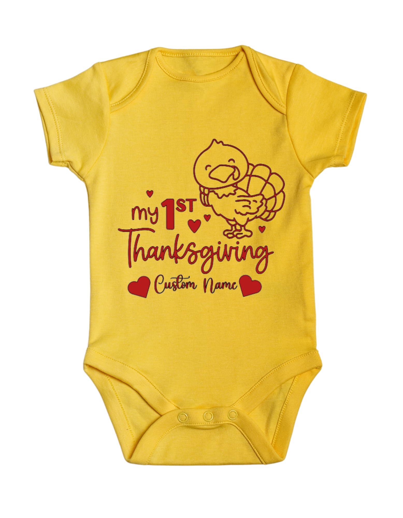 My First Thanksgiving: Adorable Turkey Watcher Customized Onesie for Your Little Blessing!