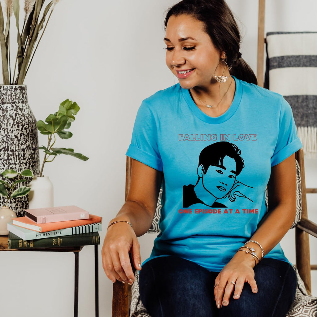 Lil Dreamers:Falling in Love One Episode at a Time Unisex Cotton T-Shirt – K-Drama Fan Shirt Featuring Famous Hero, Korean drama lover