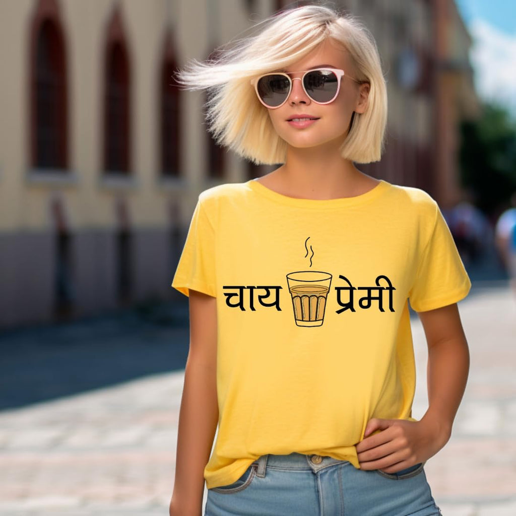 Lil Dreamers: Crewneck Chai lover T-shirt, Mother's day gift, Tea lover Tshirt, Indian Desi chai, Cutting chai