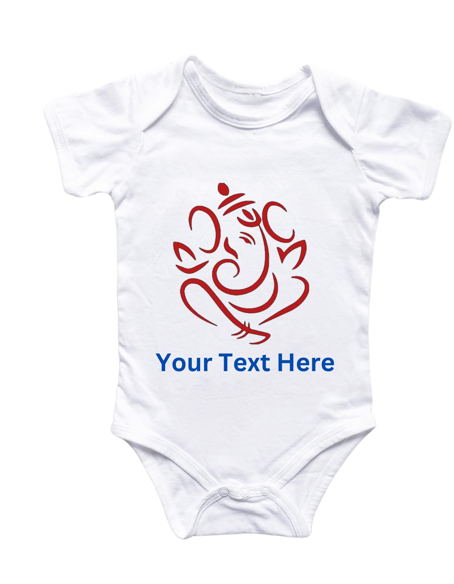 Lil Dreamers: Bal Ganesha - Ganesha Chaturthi| First Ganesh Chaturthi bodysuit, First Ganpati, Indian festival bodysuit, Cute Ganesha Outline