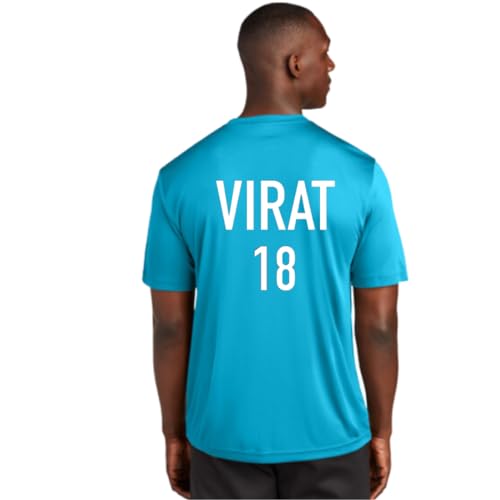India Cricket Team Customizable Jersey - Add Your Name & Number, Cricket Jersey, Personalize Cricket Shirt