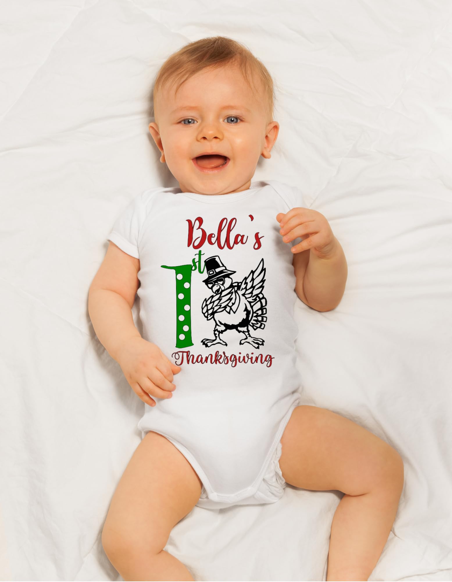 Gobble, Wobble, Celebrate! Personalized First Thanksgiving Dancing Turkey Onesie for Your Little Gobbler!